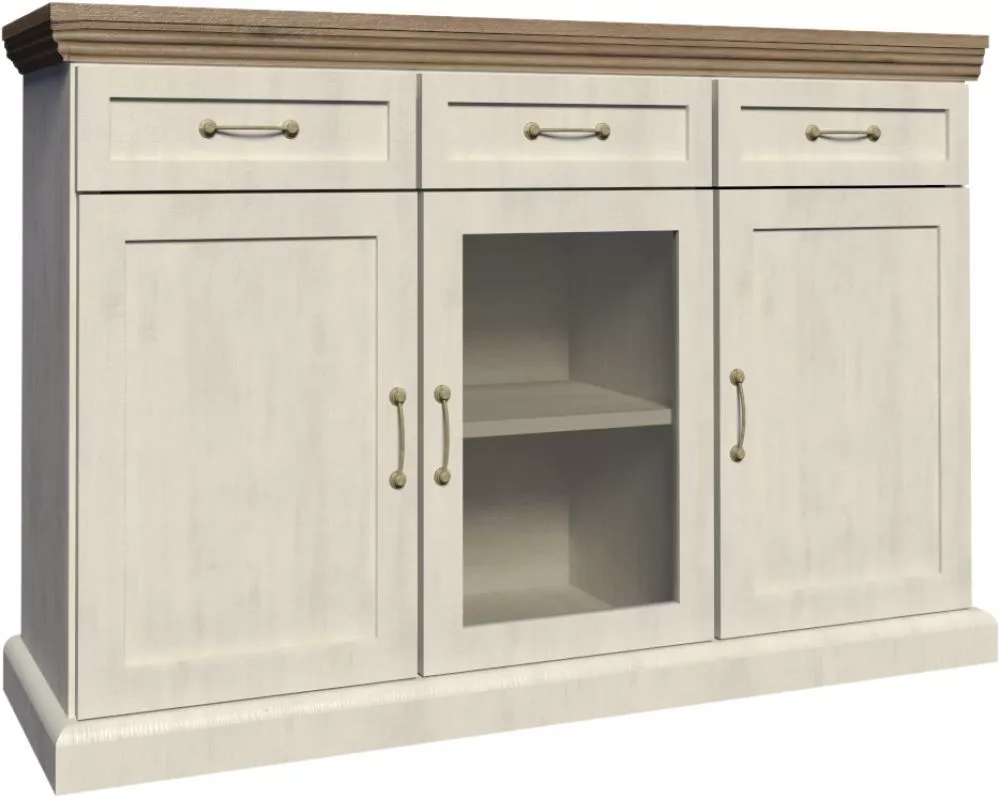 Kumode Royal K1S · Priede ziemeļu  + ozols savvaļas · 127 × 46 × 98 cm
