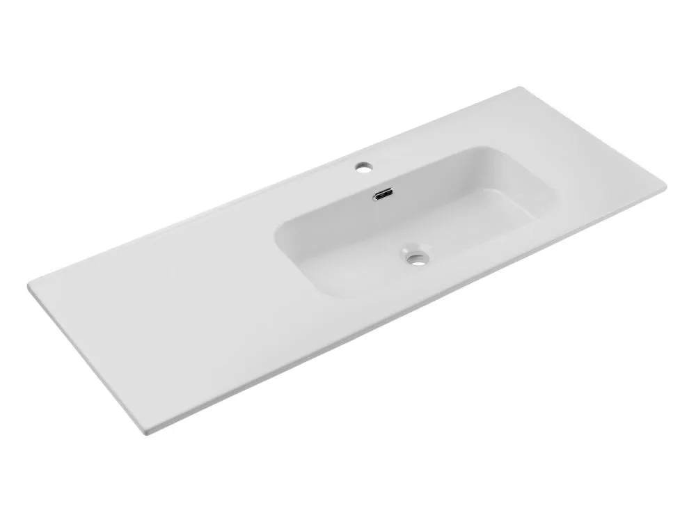 Izlietne Go 2 R · Balts · 121 × 46 × 17 cm