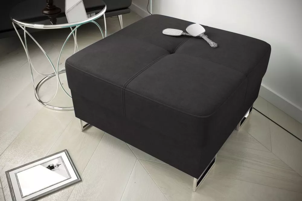 Pufs Galaxy Square P Standard Auduma numurs: Element 01, · Antracīts · 70 × 45 × 70 cm