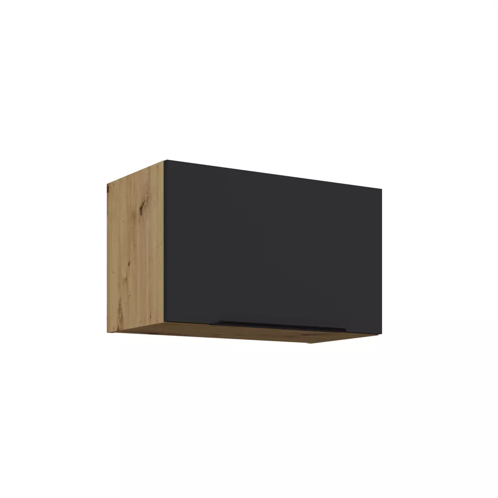 Virtuves skapis Aria Black 60 GU-36 1F