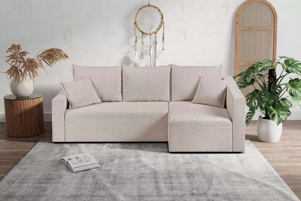 Dīvāns Florentine standard · Krēma · 145 × 230 × 90 cm