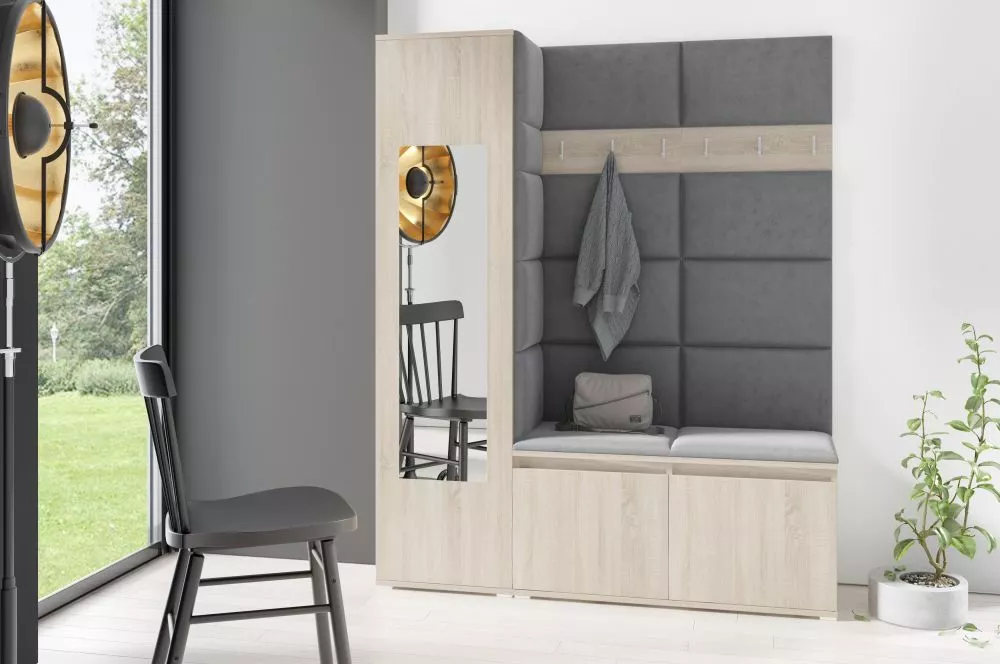 Apavu plaukts Emi 14 Trinity Korpusa krāsa: sonoma, · 145 × 185 × 40 cm