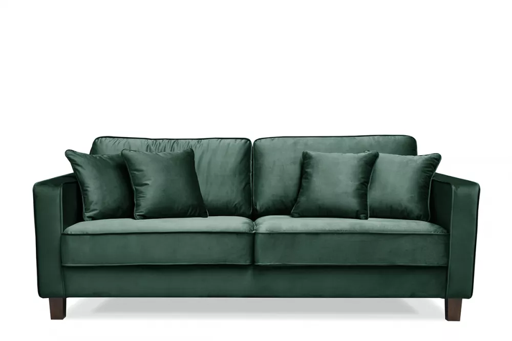 Dīvāns Kano 3S Standard · Tumši zaļš · 94 × 205 × 85 cm