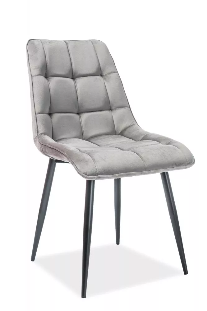 Krēsls Chic Velvet · Pelēks · 88 × 50 × 43 cm