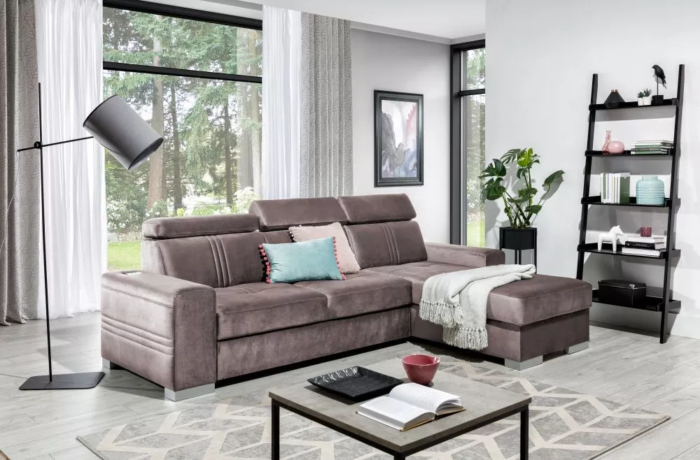 Dīvāns Lupo Mini Standard · Brūns · 180 × 282 × 88 cm
