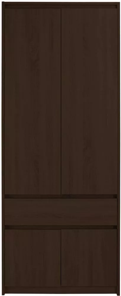 Grāmatu skapis Dexter DE16 · Rieksts · 80 × 55 × 200 cm
