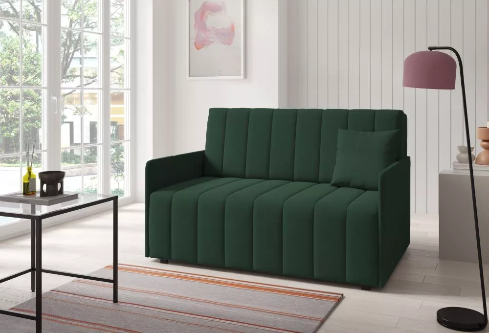 Mīksts krēsls Neo 3 standard Sēdvietas dziļums: 60 cm, · Zaļš · 140 × 97 × 85 cm
