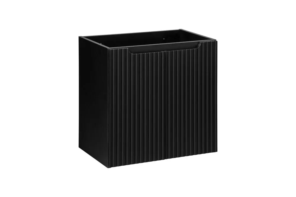 Vannas istabas skapītis Nova 82-2D · Melns · 60 × 57 × 39 cm
