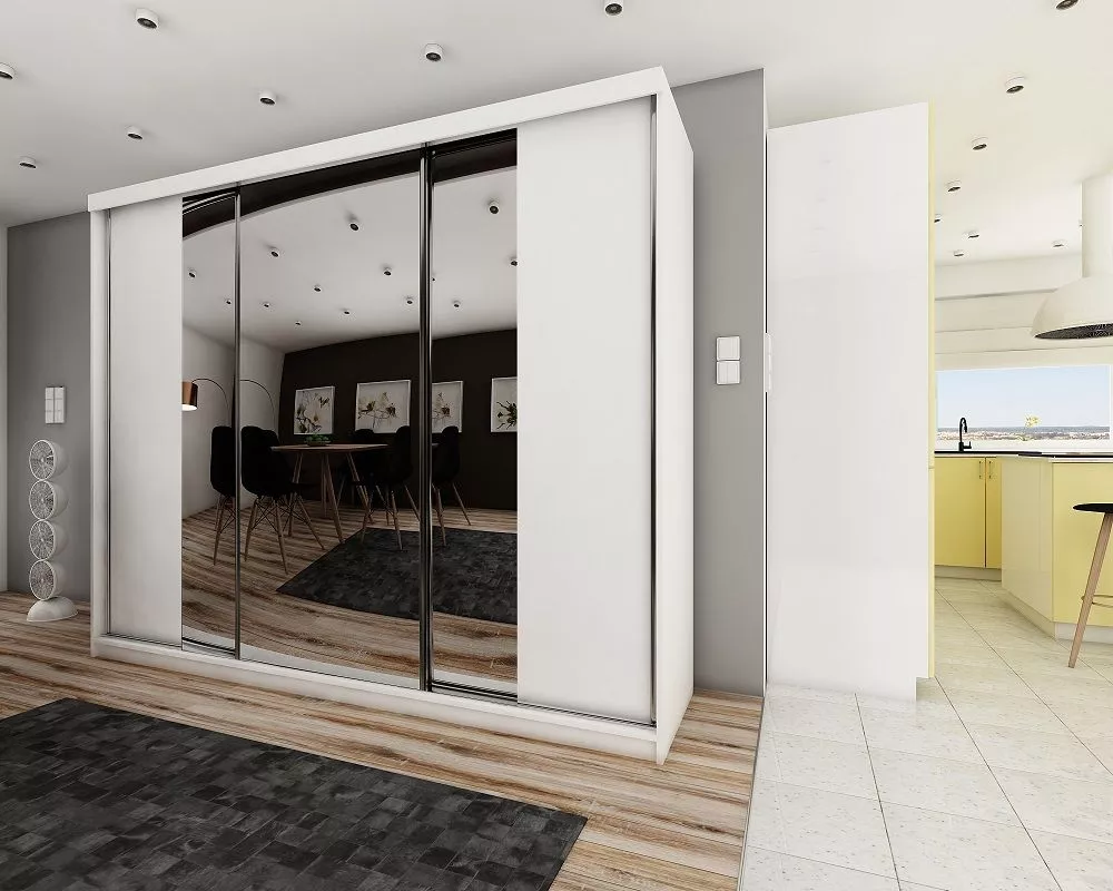 Skapis Top 18 ar LED · Balts · 250 × 62 × 200 cm