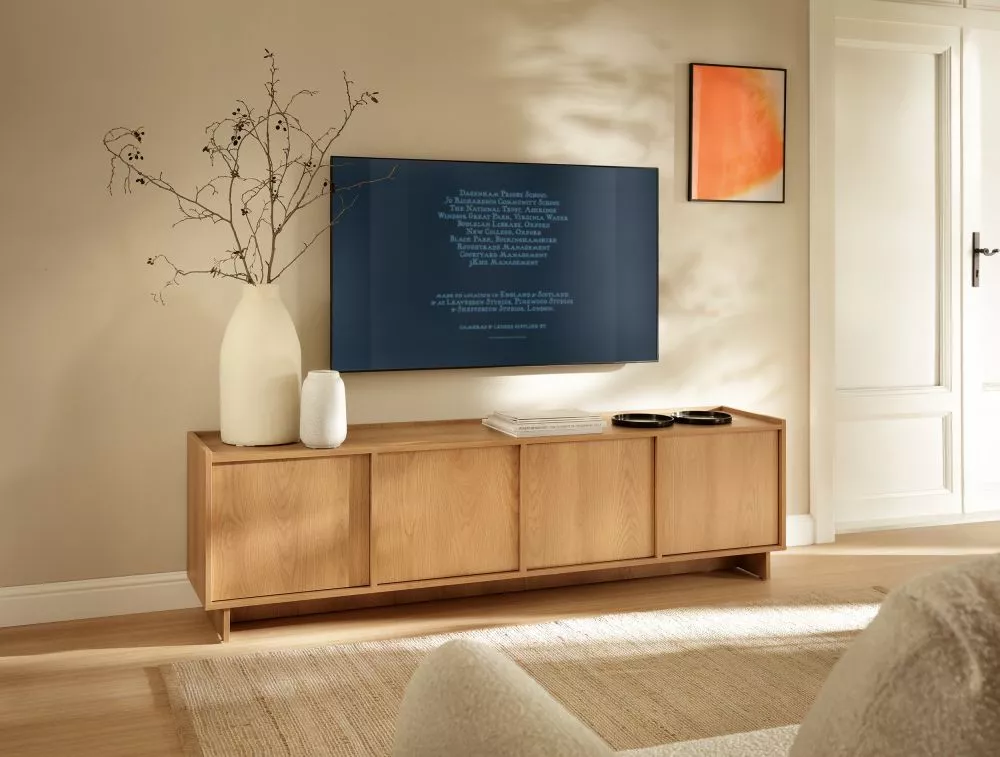 TV tumba Yasumi RTV195 · Karameļu ozols · 195 × 39 × 55 cm
