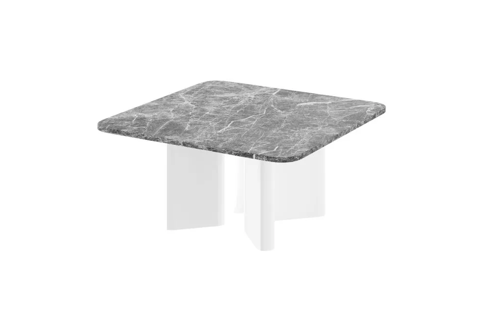 Žurnālgalds Diverso Matte Korpusa krāsa: tumšais marmors, · 80 × 80 × 50 cm
