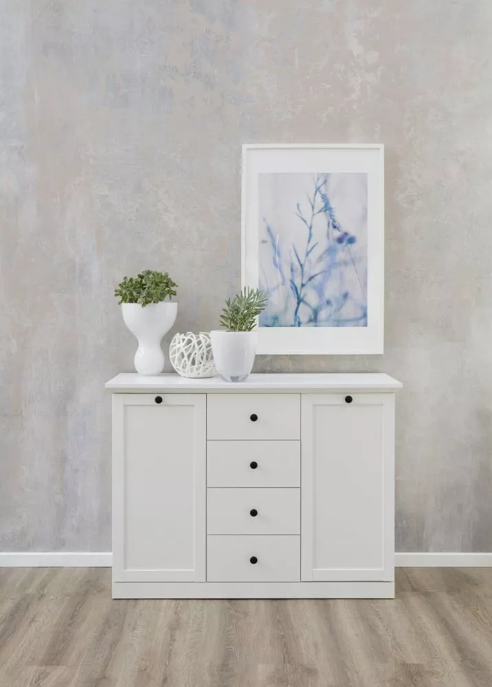 Kumode Baxter 01 · Balts · 119 × 41 × 88 cm