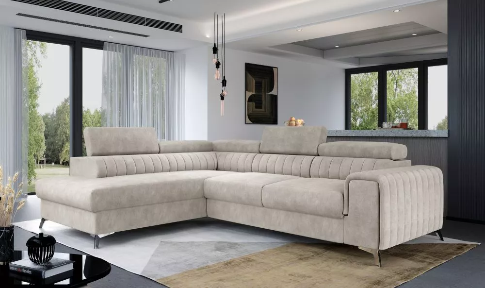 Dīvāns Laurence Premium Standard · Krēma · 205 × 275 × 98 cm