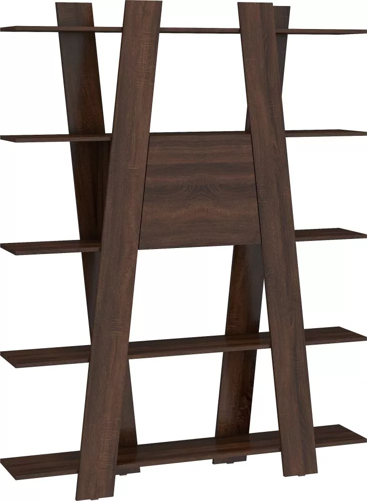 Plaukts Via 08 · Šokolādes sonoma · 150 × 194 × 30 cm