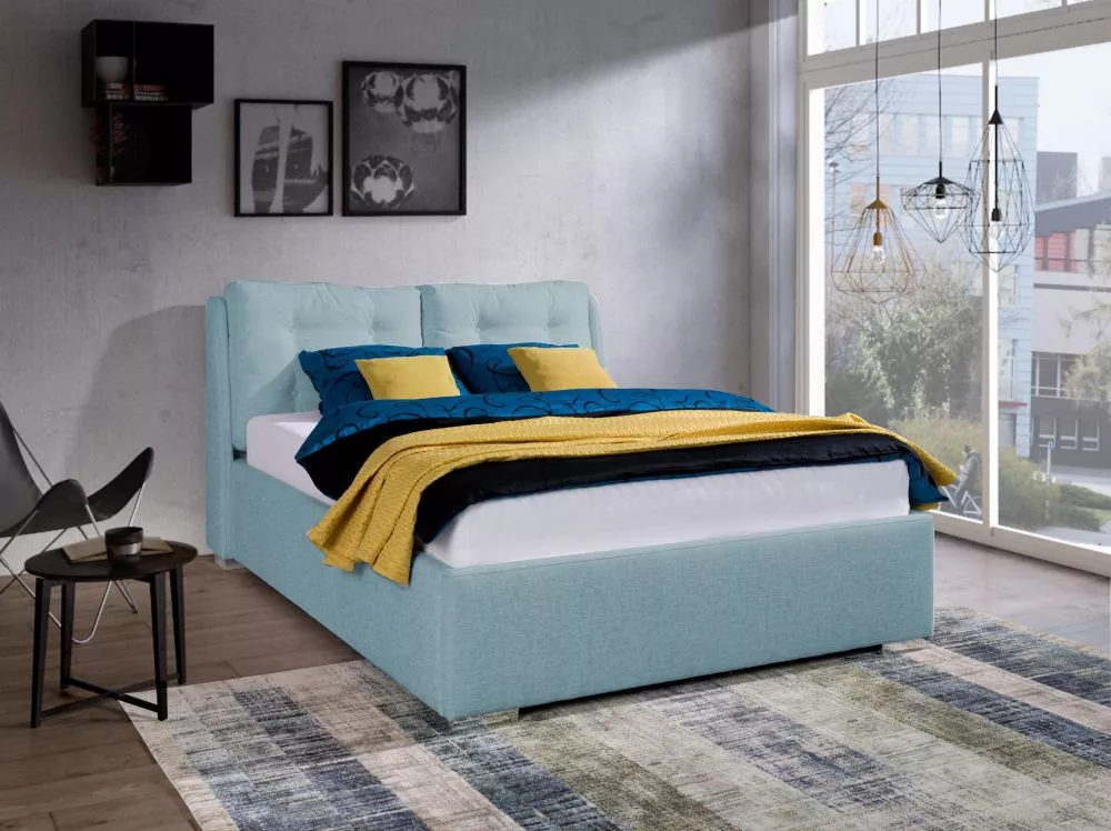 Gulta Andrzej Premium Standard ar stelāžu Guļamvietas platums: 160 cm, Guļamvietas garums: 200 cm, stelāžas tips: Elastī
