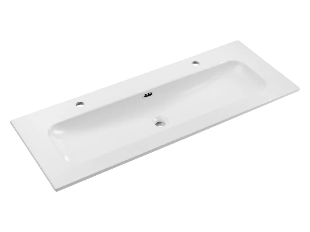 Izlietne Fly 120 2 · Balts · 121 × 46 × 15.5 cm