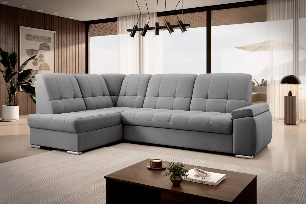 Dīvāns Sado Premium Standard · Pelēks · 192 × 272 × 95 cm