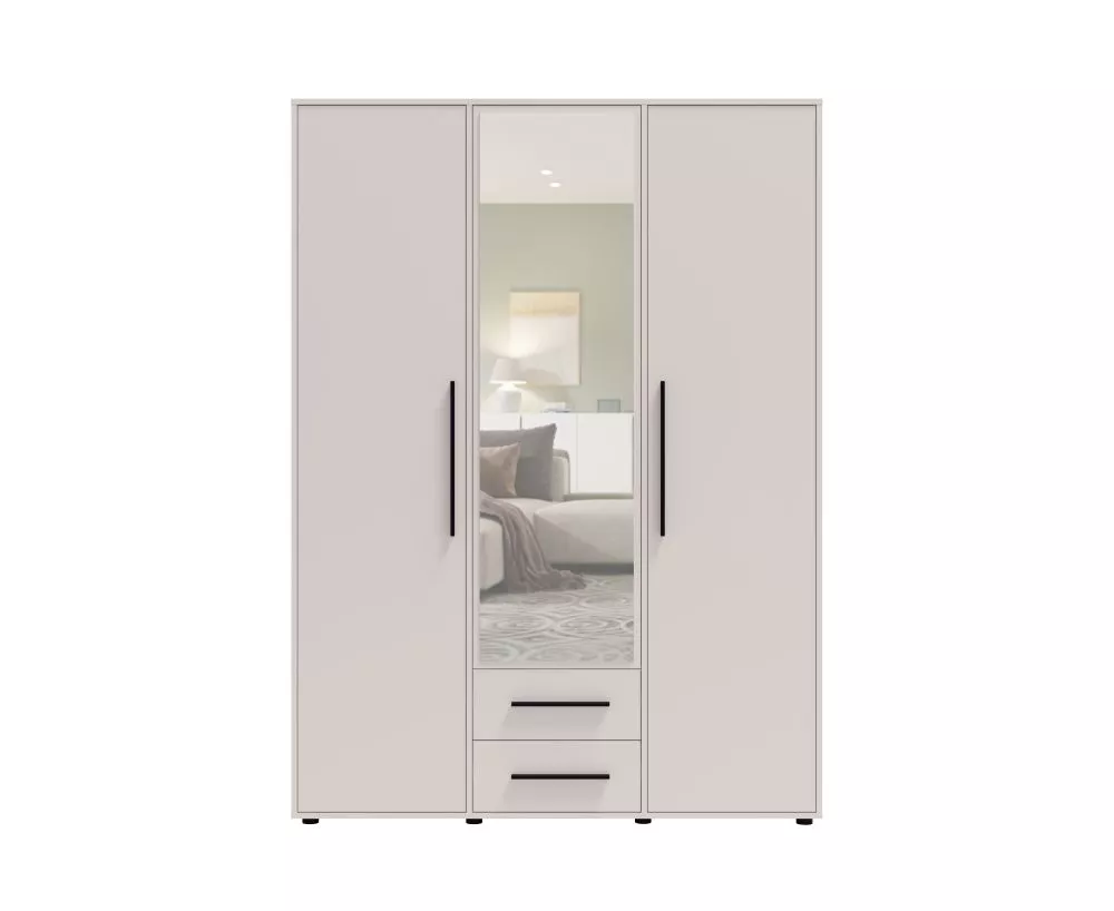 Skapis Maxione MX-12 · Kašmira · 150 × 59 × 206 cm