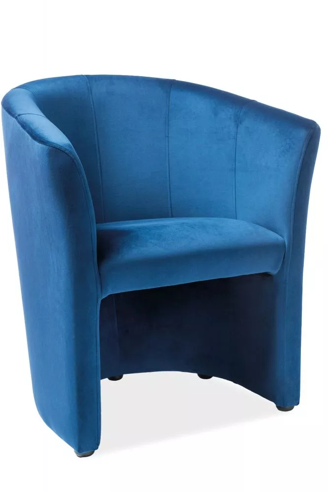 Krēsls TM - 1 Velvet · Zils · 76 × 67 × 60 cm