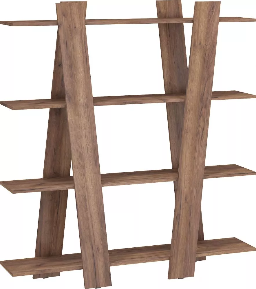 Plaukts Via 05 · Tobaco ozols · 140 × 151 × 30 cm