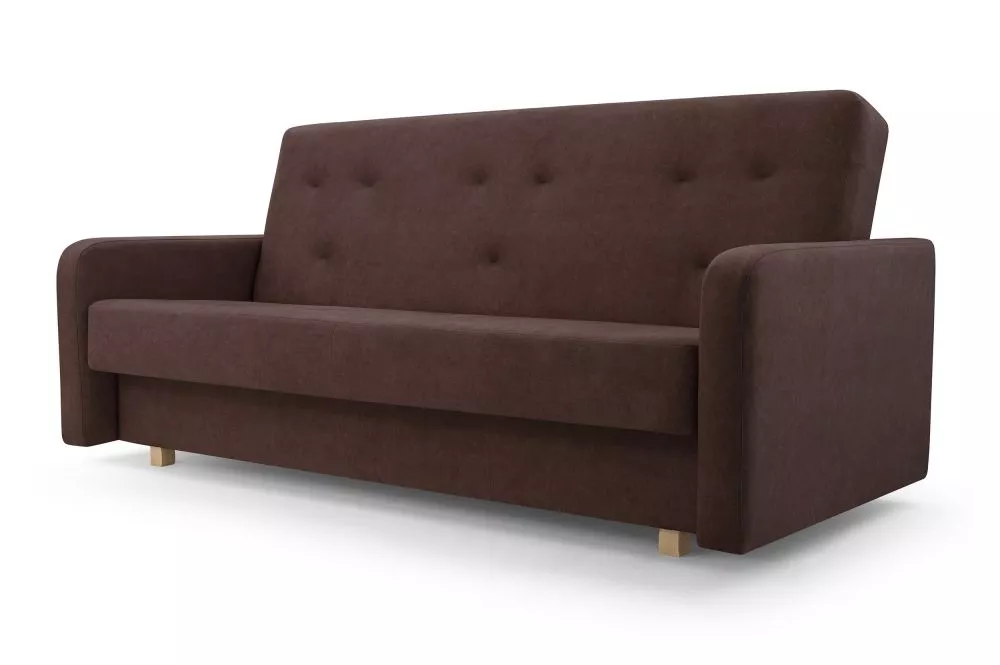 Dīvāns Kasia Sofa Standard · Tumši brūns · 95 × 202 × 92 cm