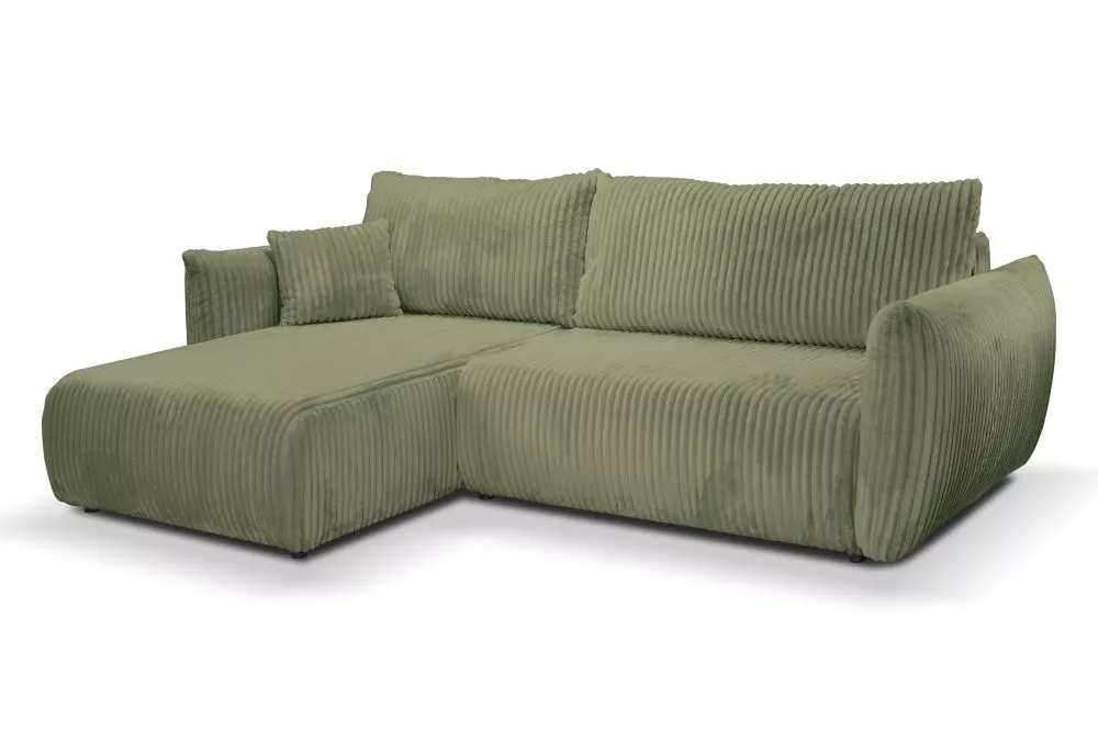 Dīvāns Allora standard · Olīvu · 177 × 257 × 88 cm