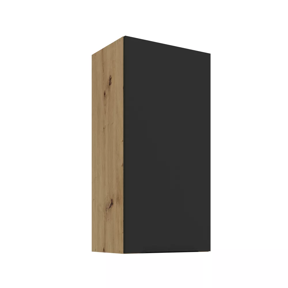 Virtuves skapis Aria Black 45 G-90 1F
