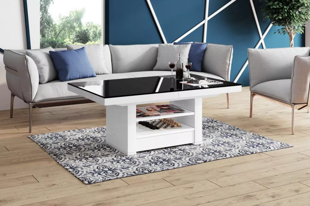 Žurnālgalds Aversa Max Korpusa krāsa: balts, · 120 × 75 × 54.5 cm