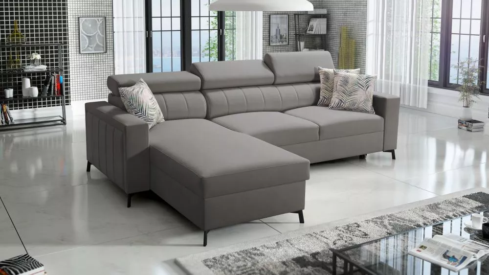 Dīvāns Baltico 1 Mini Premium Standard · Tumši pelēks · 171 × 250 × 83 cm