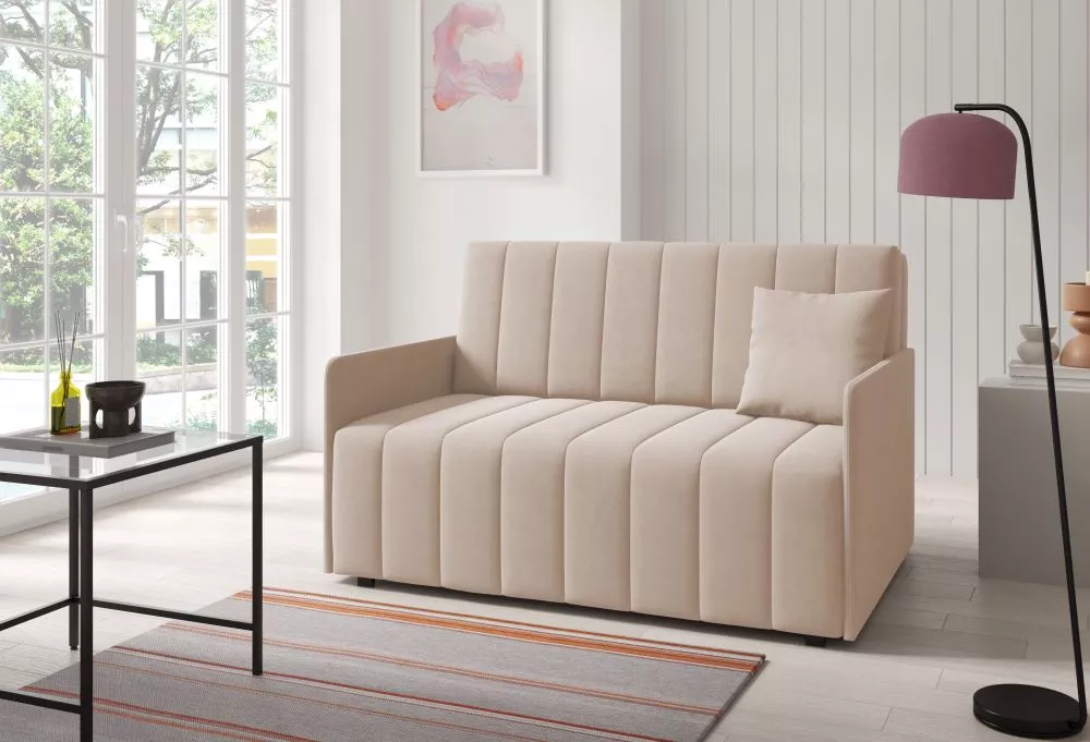Mīksts krēsls Neo 3 standard Sēdvietas dziļums: 60 cm, · Krēms · 140 × 97 × 85 cm