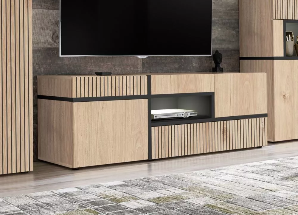 TV tumba Cross Hickory 3 · 150 × 50 × 50 cm