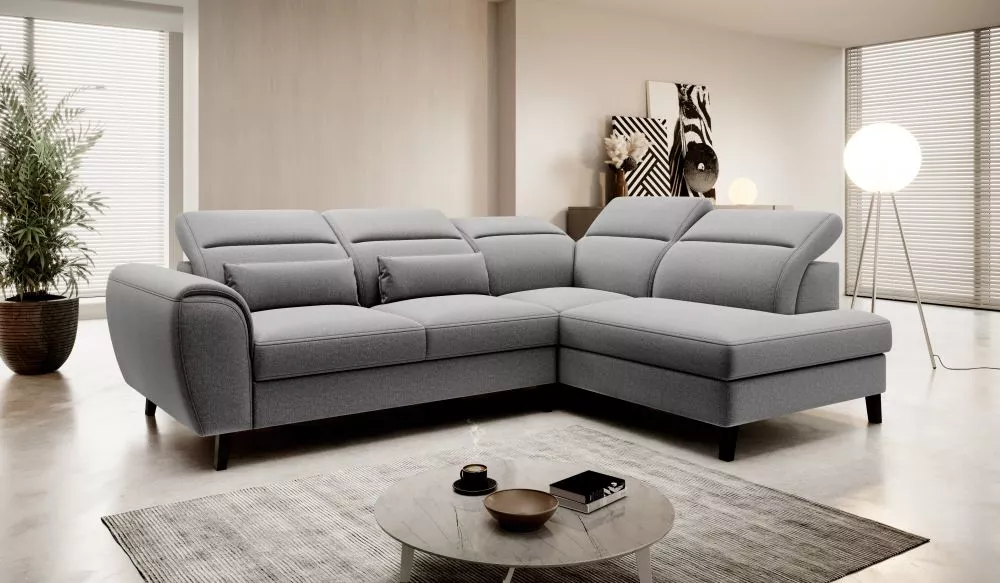 Dīvāns Noble Relax Standard · Pelēks · 201 × 255 × 83 cm
