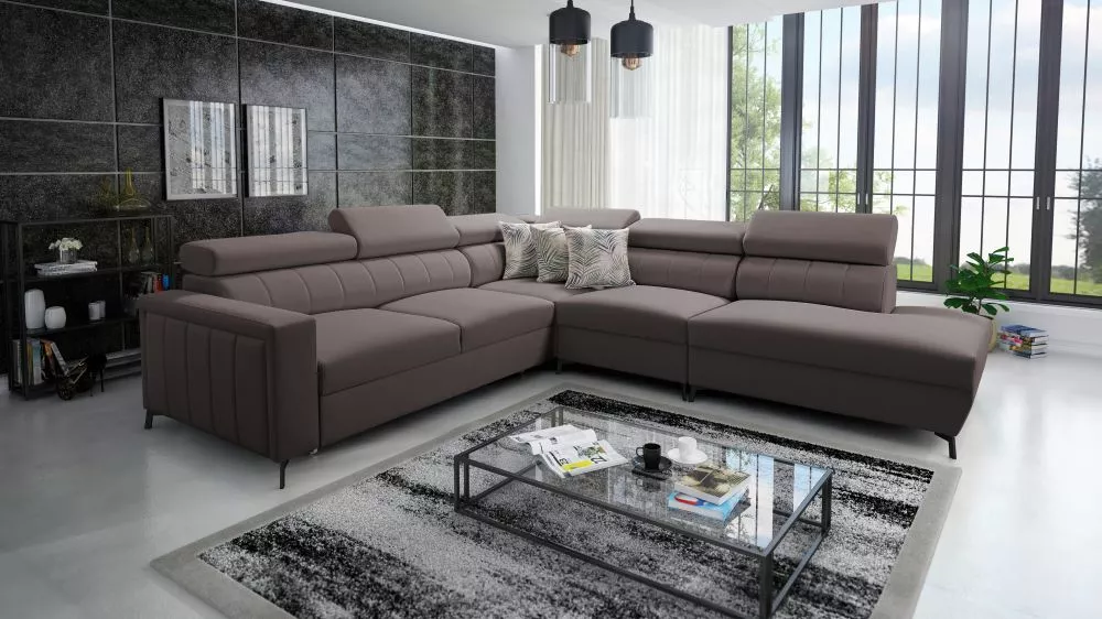 Dīvāns Baltico 8 Premium Standard · Brūns · 275 × 302 × 83 cm