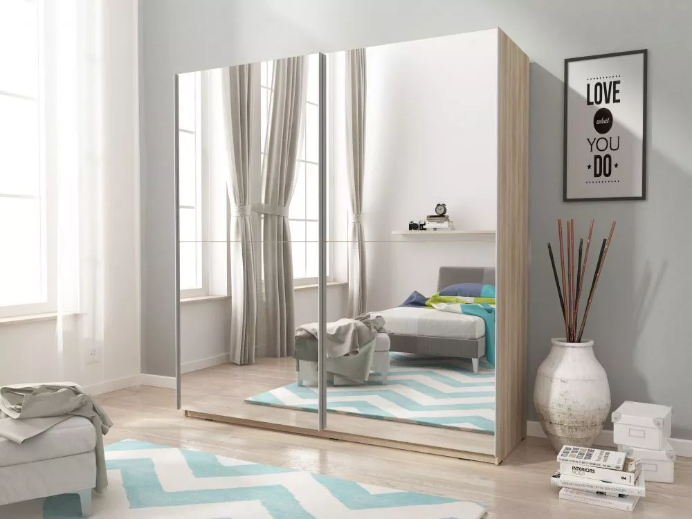 Skapis Mika 3 · Sonoma · 200 × 63 × 214 cm