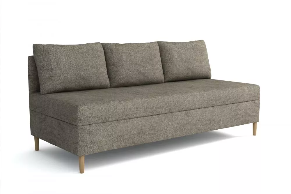 Dīvāns Alfa standard · Brūns · 84 × 200 × 82 cm