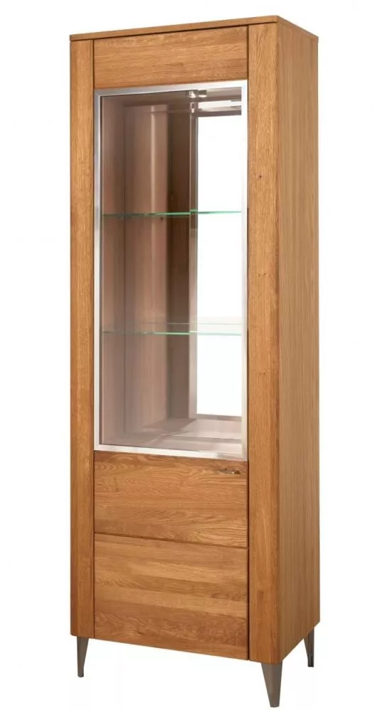 Sekcija Latina R ar LED · Medus ozols · 70 × 42 × 200 cm