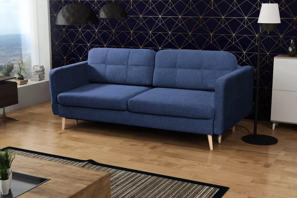 Dīvāns Prince Comfort standard · Zila · 94 × 230 × 89 cm