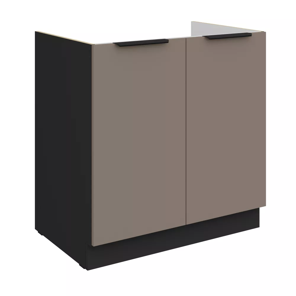 Virtuves skapis Aria Sandgrau 80 ZL 2F BB