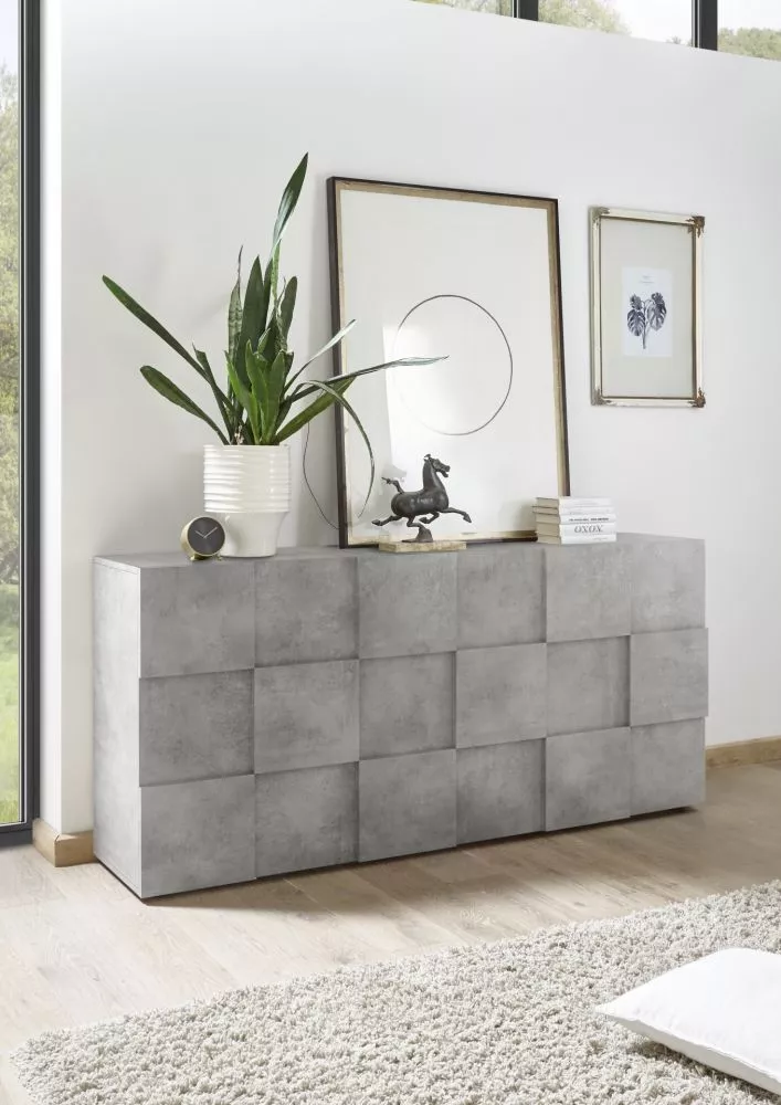 Kumode Dama 05 · Betons · 181 × 43 × 84 cm
