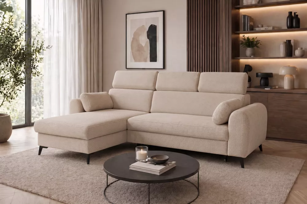 Dīvāns Porto Relax Standard · Bēšs · 171 × 252 × 85 cm