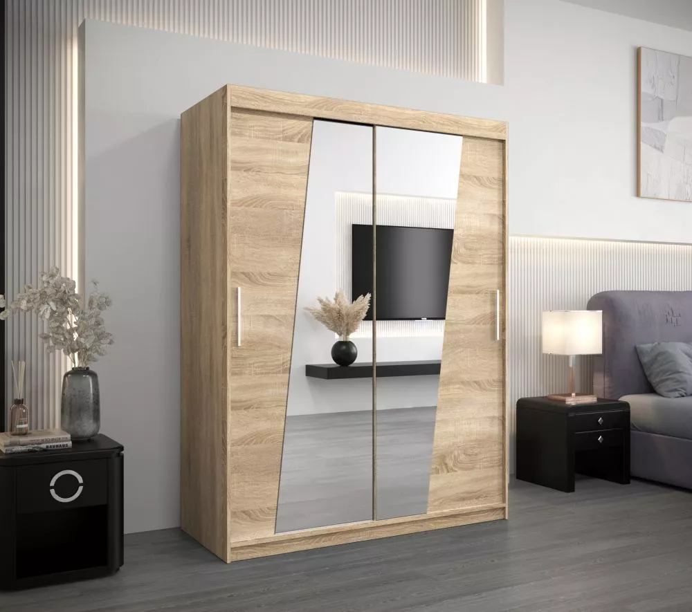 Skapis Rhomb · Sonoma · 150 × 62 × 200 cm