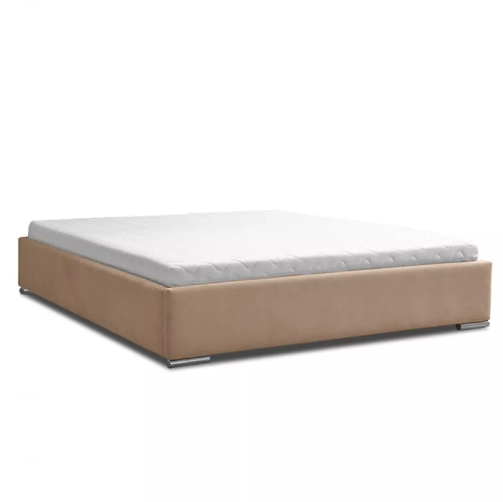 Gulta PK16 Basic ar stelāžu Guļamvietas platums: 140 cm, Guļamvietas garums: 200 cm, stelāžas tips: koka, · Bēšs · 150 ×
