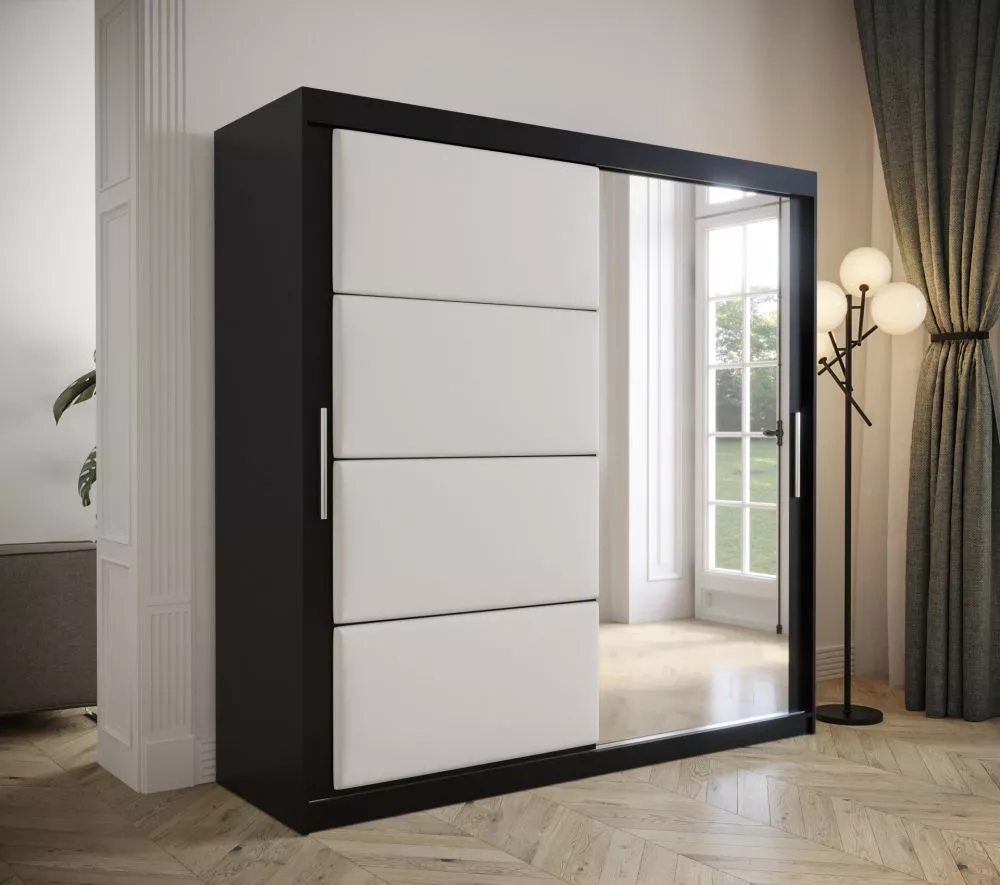 Skapis Tapi Black · 200 × 62 × 200 cm