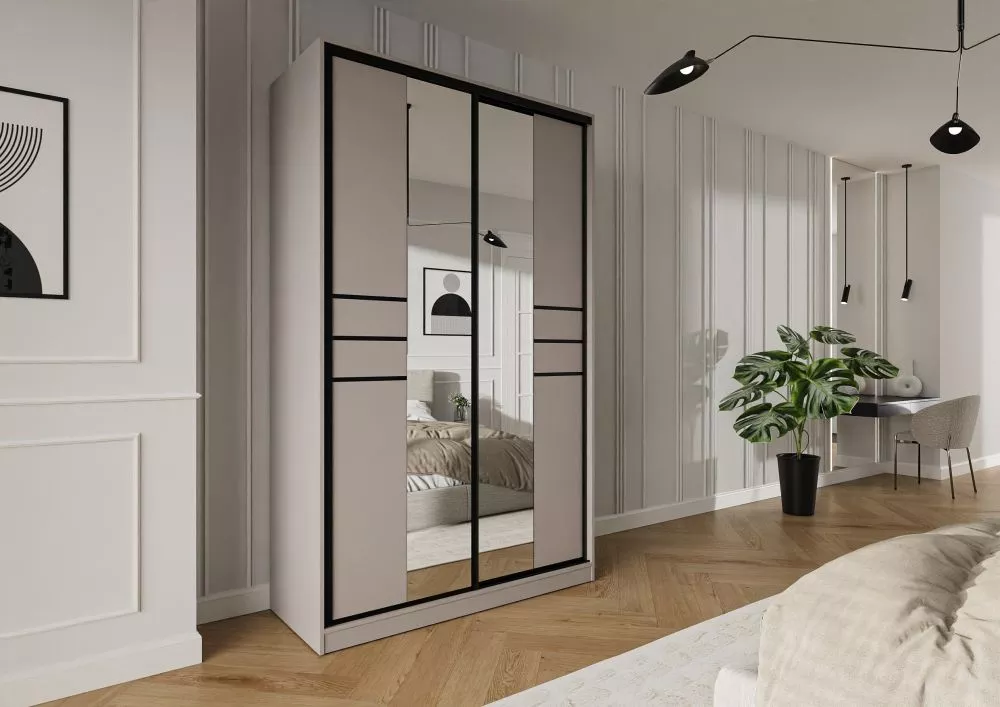 Skapis Trend 8 · Kašmira · 150 × 60 × 245 cm