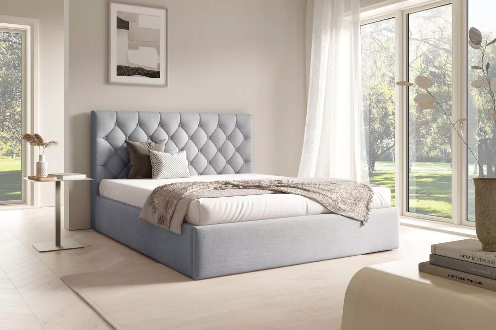 Gulta Best 4 standard ar stelāžu Guļamvietas platums: 160 cm, Guļamvietas garums: 200 cm, stelāžas tips: koka, · Gaiši p