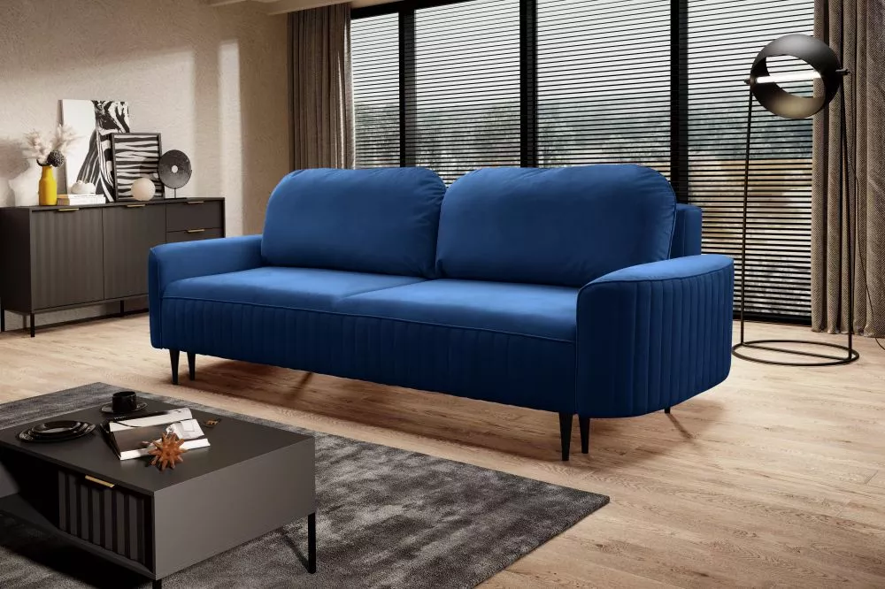 Dīvāns Vena Sofa standard · Zila · 102 × 244 × 92 cm