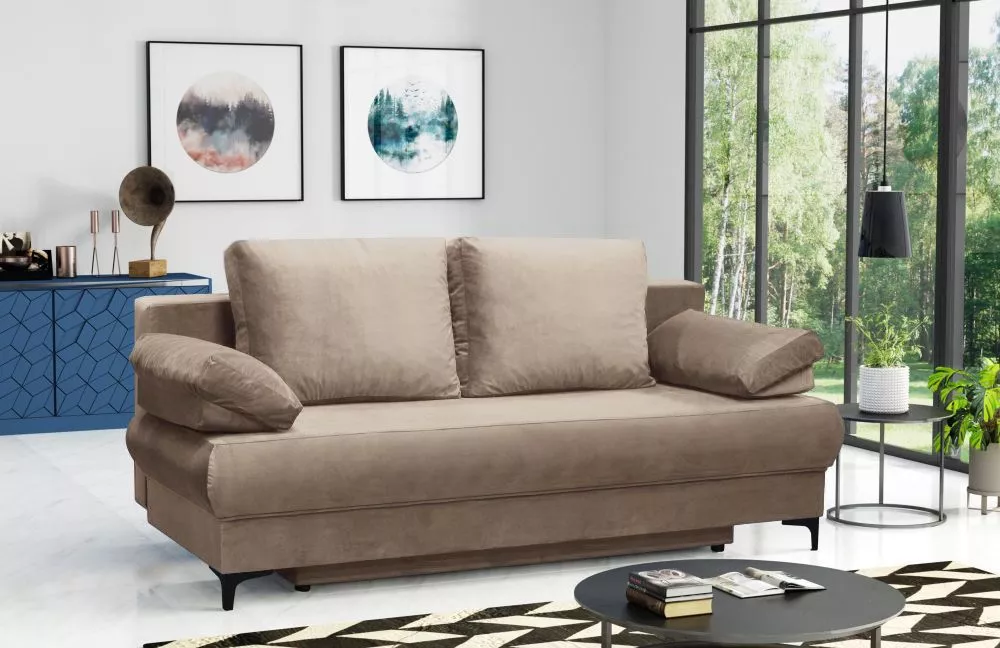 Dīvāns Maja Sofa Standard · Gaiši brūns · 93 × 196 × 90 cm