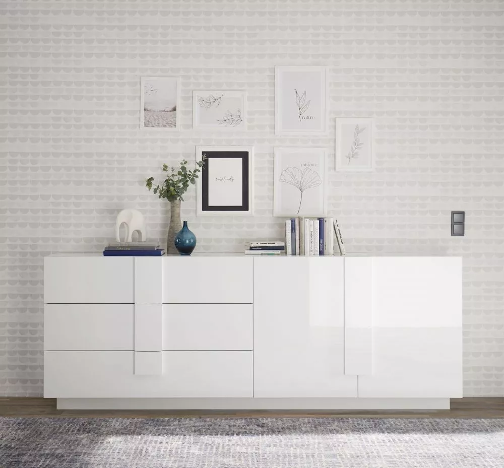 Kumode Jupiter K2D3S · Balts · 241 × 44 × 90 cm