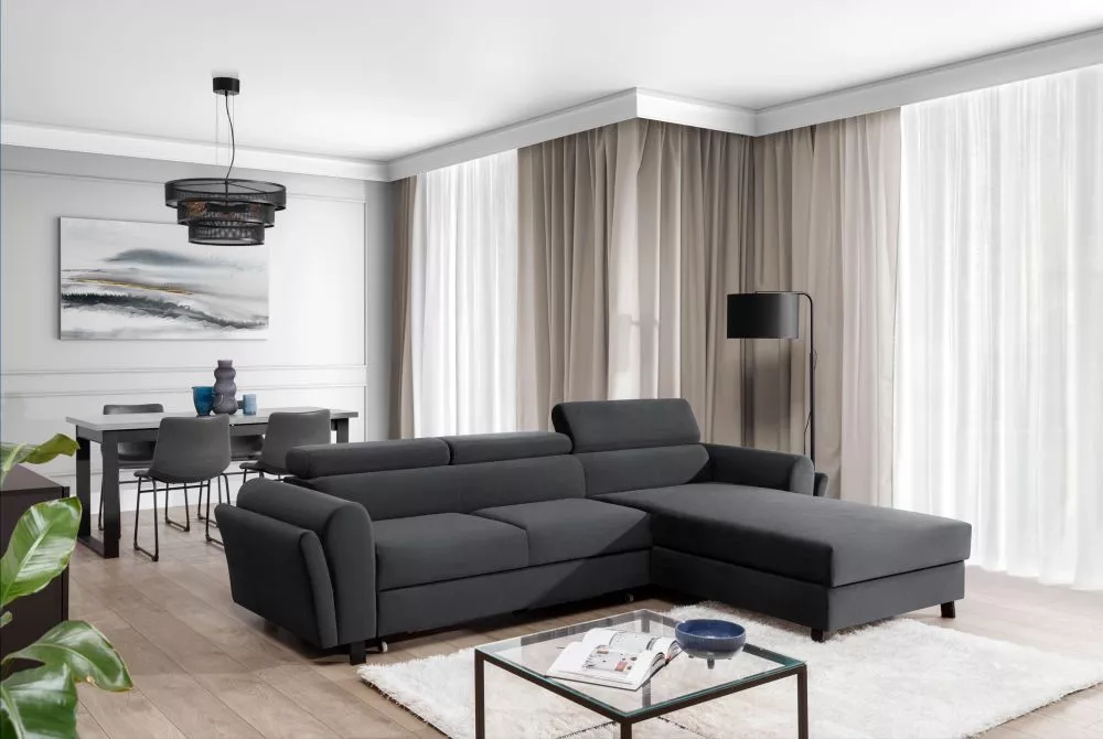 Dīvāns Mariall Premium standard · Antracīts · 200 × 288 × 76 cm