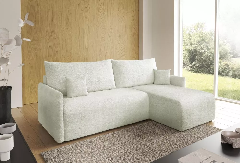 Dīvāns Valencia Premium standard · Balts krēms · 145 × 212 × 95 cm